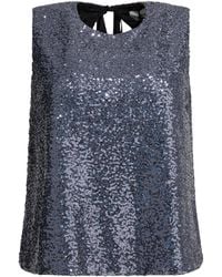 Semler - Sequined A-line Top Tops Grey - Lyst