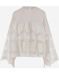 Lug Von Siga - Linen Top With Embroidery - Lyst
