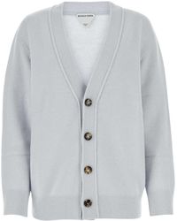 Bottega Veneta - Powder Stretch Cashmere Blend Cardigan - Lyst