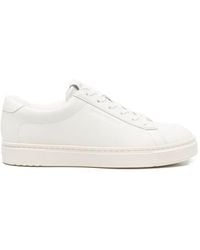Emporio Armani - Leather Sneakers - Lyst