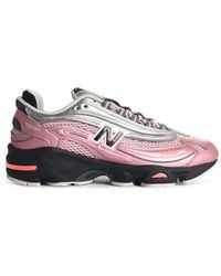 New Balance - Neue Balance '1000' Pink Fabric Blend Sneakers - Lyst