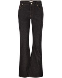 Fabiana Filippi - 5 Pocket Denim Trousers With Flare - Lyst