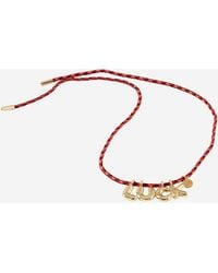 Sorbet Island - Fabric And Metal Necklace - Lyst