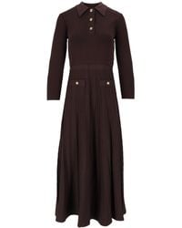 Michael Kors - Polo Flare Midi Dress - Lyst