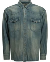 A.PRESSE - Vintage Western Casual Shirt Light - Lyst