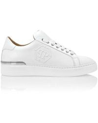 Philipp Plein - Leather Lo-Top Sneaker Hexagon - Lyst