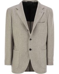 Kiton - Single-Breasted Cashmere Jacket - Lyst