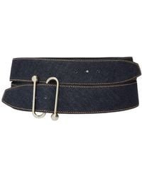 Sportmax - Denim Belt - Lyst