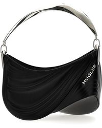 Mugler - 'Small Embossed Spiral Curve 01' Borse - Lyst