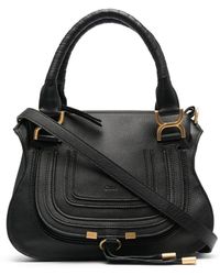 Chloé - Marcie Kleine Lederen Handtas - Lyst