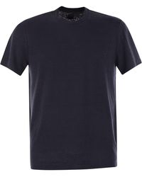 Fedeli - Linnen Flex T -shirt - Lyst