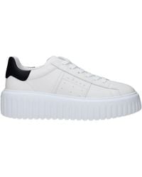 Hogan - Sneakers H Stripes Frauen Haut weiß/schwarz - Lyst