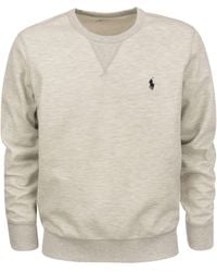 Polo Ralph Lauren - Double Knit Crew Neck Sweatshirt - Lyst