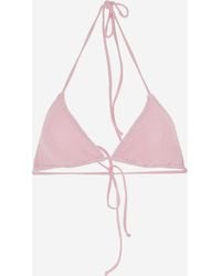 MC2 Saint Barth - Bikini Top Stretch Nylon - Lyst