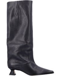 Miista - Mista chaussures plates noires - Lyst