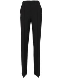 Elisabetta Franchi - Straight-Leg Tailored Pants With Minimalist Design - Lyst