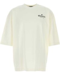 ADIDAS X WILLY CHAVARRIA - Ivory Cotton Oversize T Shirt - Lyst