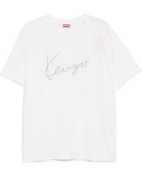 KENZO - Gots Cotton T Shirt - Lyst