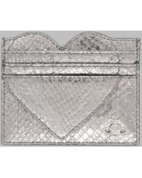 Vivienne Westwood - Card Holder Heart Calf Leather - Lyst