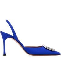 AMINA MUADDI - Electric Satin Camelia Pumps - Lyst