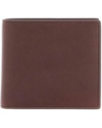 Thom Browne - Compact Dark Calfskin Wallet With Slots - Lyst