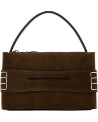 JW Anderson - Jw Anderson Suede Small Loafer Handbag - Lyst