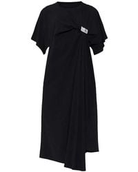MM6 by Maison Margiela - Dress With Appliqué - Lyst