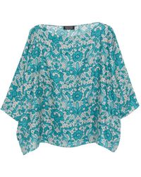 Gianluca Capannolo - Laura Bedrukte Zijden Blouse - Lyst