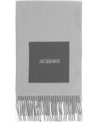 Jacquemus - Wool Scarf With Logo - Lyst