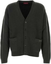 Gucci - V Neck Cardigan - Lyst