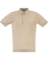 John Smedley - Adrian Cotton Short Sleeved Polo Shirt - Lyst