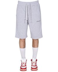 hinnominate - Bermuda With Logo - Lyst