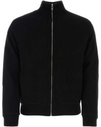 Prada - Wool Blend Cardigan - Lyst