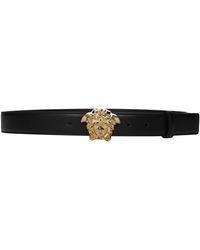 Versace - Riemen Mannen Leer Zwart - Lyst