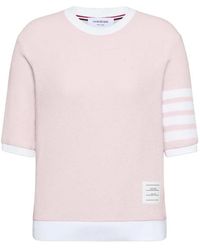 Thom Browne - Top With 4-Stripe Detail - Lyst