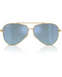 Ray-Ban - Sonnenbrille Rbr0101 S 001/Ga Aviator Reverse Gold/Dunkelgrau Unisex - Lyst