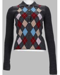 Ganni - Slim Fit Polo Sweater For - Lyst