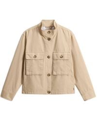 Woolrich - Field Jacke Mit Aufgesetzter Tasche - Lyst