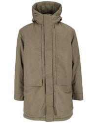 K-Way - Curti Wax Cotton Nylon 3/4 Jacket - Lyst