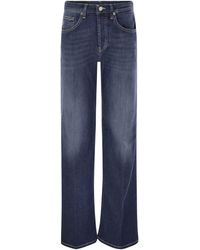 Dondup - Jeans de pierna ancha de Jacklyn en mezclilla elástica - Lyst