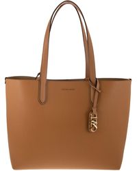Michael Kors - Eliza Grained Leather Reversible Tote Bag - Lyst