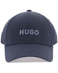 HUGO - "jude Borduurde Logo Baseball Cap Met - Lyst
