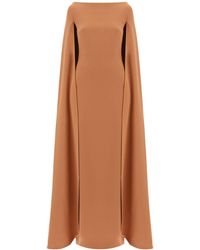 Solace London - Maxi Dress Sadie With Cape Sleeves - Lyst