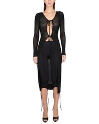 ANDREADAMO - Long Perforated Jersey - Lyst