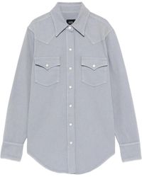 A.P.C. - APC Camisa occidental - Lyst