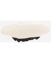 Patou - Wool Beanie With Grosgrain Bow - Lyst