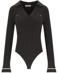 Twinset - Chocolate Polo Bodysuit - Lyst