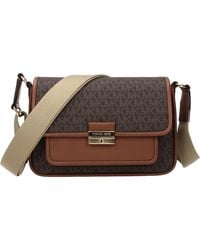 Michael Kors - Bradshaw Shoulder Bag For Fabric/Acorn - Lyst