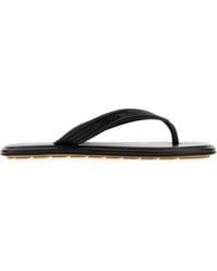 Bottega Veneta - Rubber Sampieri Thong Slippers - Lyst