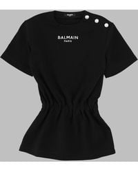 Balmain - Mini Dress For Girls - Lyst